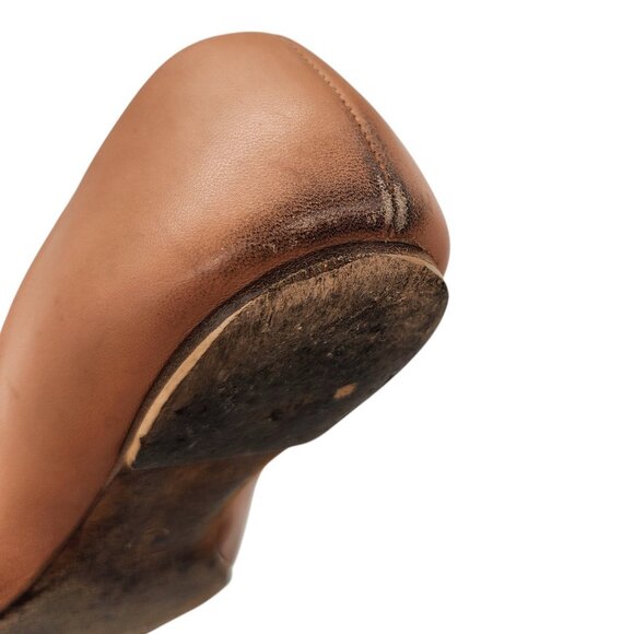 Mulberry Bow Ballerina Flat UK 3 US 5.5 Patent Pointed Toe Nappa Leather Ballet - Picture 11 of 11